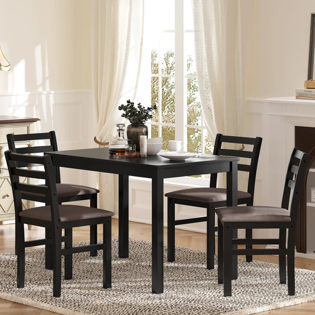 Black Kitchen Table Set