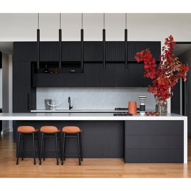 Dark Cabinets Kitchen