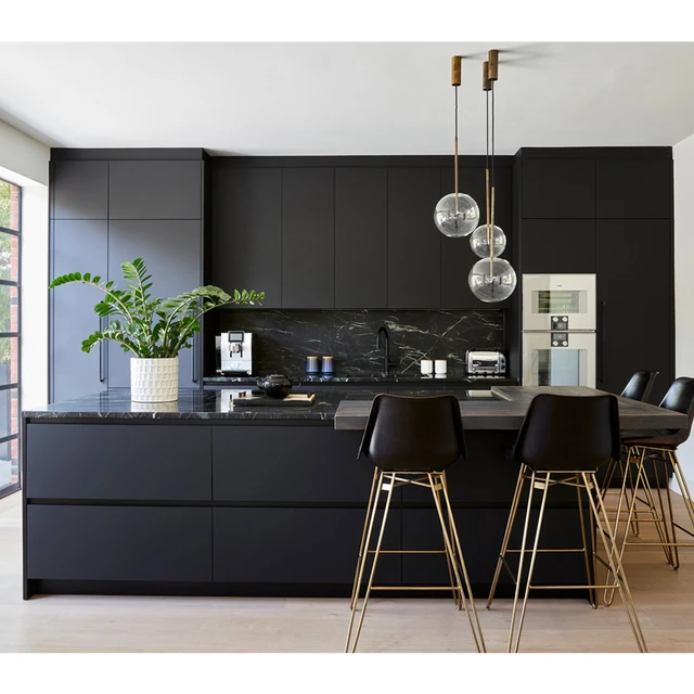 Dark Cabinets Kitchen