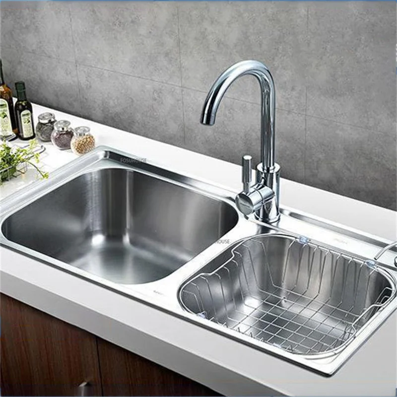 double kitchen sink