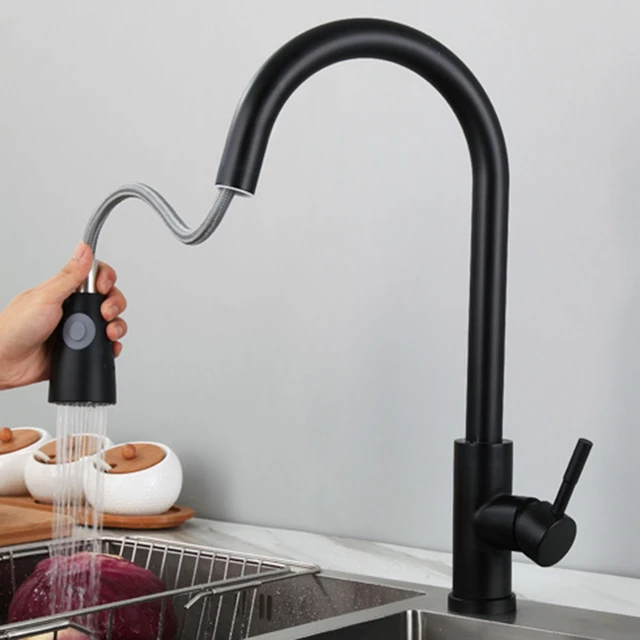 single handle kitchen  faucet with sprayer