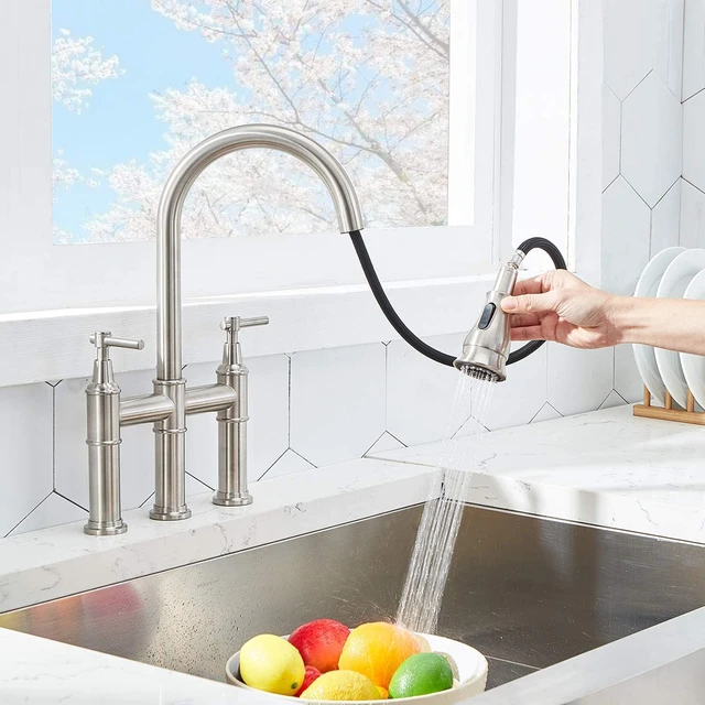  Kitchen Faucet with 3 Holes