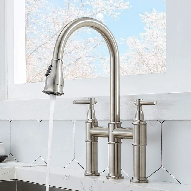  Kitchen Faucet with 3 Holes