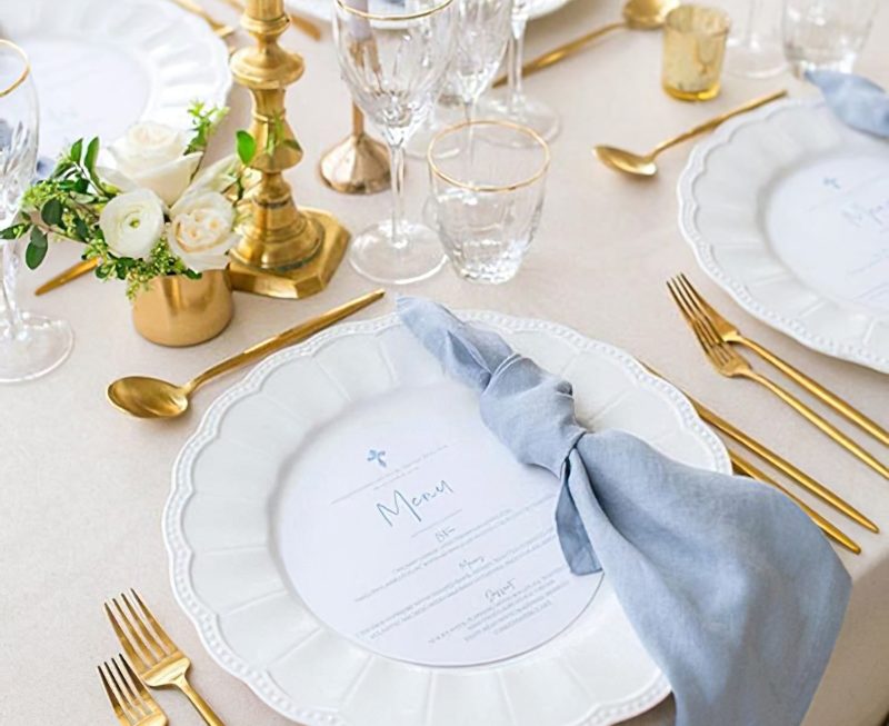 wedding tableware