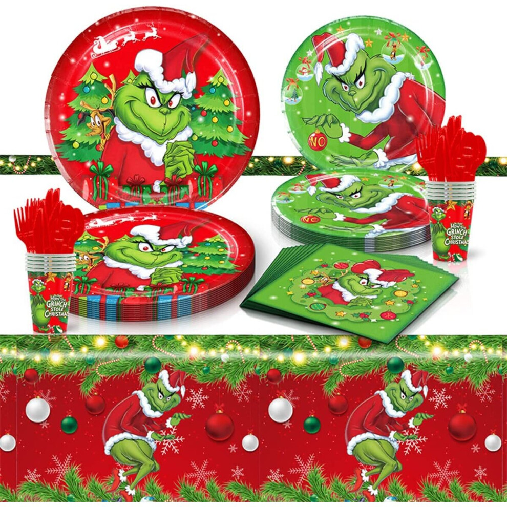 christmas disposable tableware