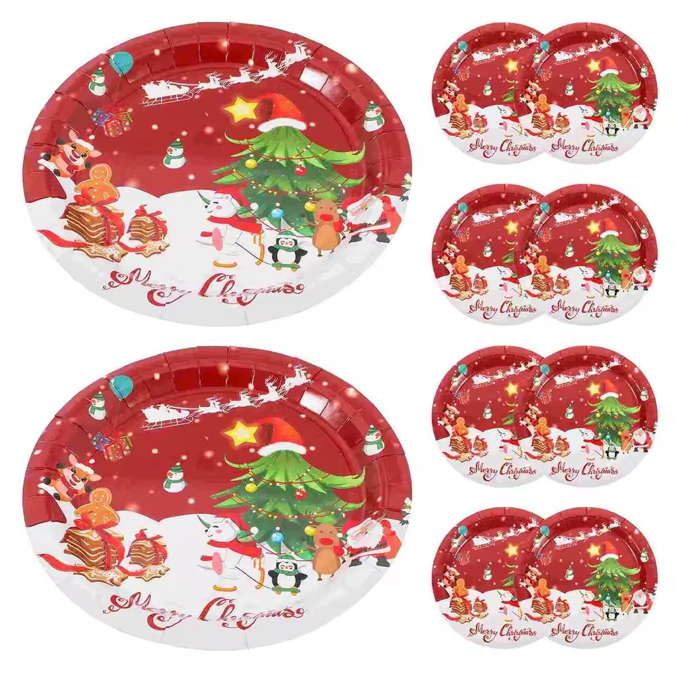 christmas party tableware